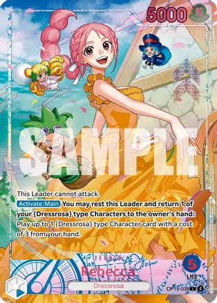 Image of Rebecca (Flame-Flame Fruit Coliseum) (OP15-039) - One Piece Promotion Cards Foil