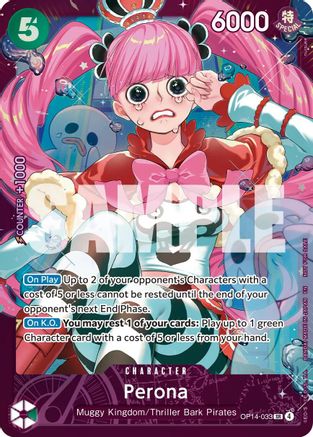 Image of Perona (Extra Grand Battle for Stores Fall 2026) (OP14-033) - One Piece Promotion Cards Foil