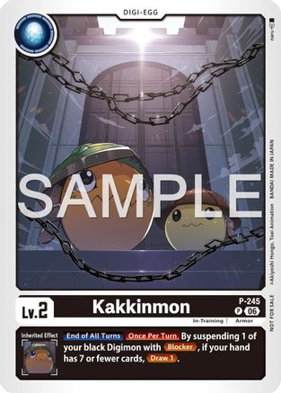 Image of Kakkinmon (Official Store Tournament 2026 Vol. 4 Participant) (P-245) - Digimon Promotion Cards