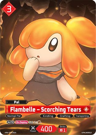 Image of Flambelle - Scorching Tears - EPR-002S (EPR-002S) - Palworld Promo Cards Foil