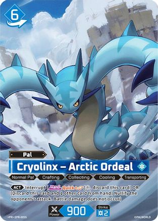 Image of Cryolinx - Arctic Ordeal - EPR-005S (EPR-005S) - Palworld Promo Cards Foil