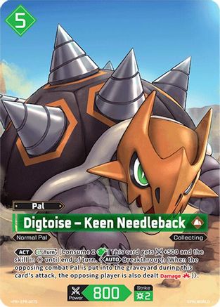 Image of Digtoise - Keen Needleback - EPR-007S (EPR-007S) - Palworld Promo Cards Foil