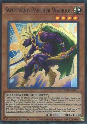 Image of Swiftwind Panther Warrior (BETB-EN001) - Beyond the Brave 1st Edition