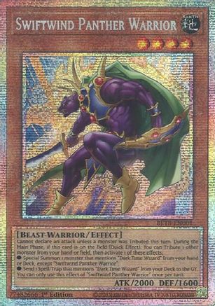 Image of Swiftwind Panther Warrior (Starlight Rare) (BETB-EN001) - Beyond the Brave 1st Edition