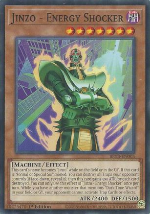 Image of Jinzo - Energy Shocker (BETB-EN003) - Beyond the Brave 1st Edition