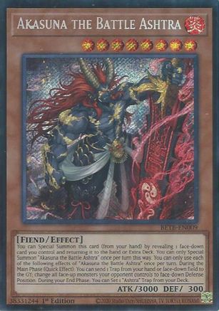 Image of Akasuna the Battle Ashtra (BETB-EN009) - Beyond the Brave 1st Edition