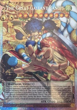 Image of The Great Gallant Bandit (Starlight Rare) (Extended Art) (BETB-EN027) - Beyond the Brave 1st Edition