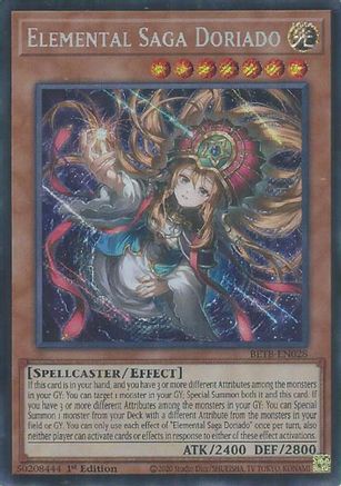 Image of Elemental Saga Doriado (BETB-EN028) - Beyond the Brave 1st Edition