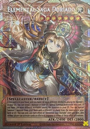 Image of Elemental Saga Doriado (Starlight Rare) (Extended Art) (BETB-EN028) - Beyond the Brave 1st Edition