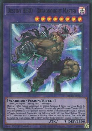Image of Destiny HERO - Dreadnought Master (BETB-EN037) - Beyond the Brave 1st Edition