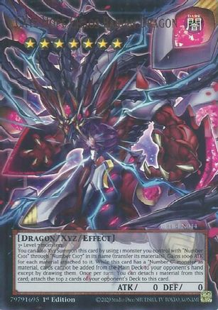 Image of CXyz Hope Chaos Barian Dragon (Extended Art) (BETB-EN044) - Beyond the Brave 1st Edition