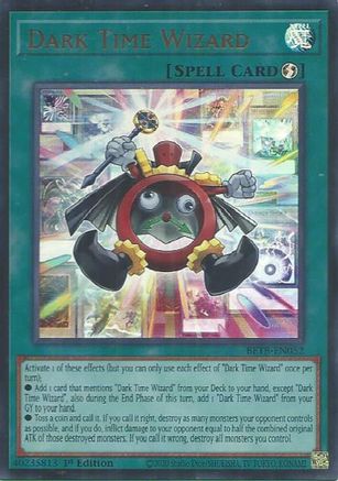 Image of Dark Time Wizard (BETB-EN052) - Beyond the Brave 1st Edition