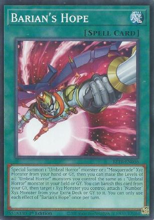Image of Barian's Hope (BETB-EN056) - Beyond the Brave 1st Edition