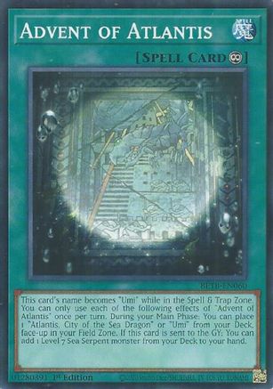 Image of Advent of Atlantis (BETB-EN060) - Beyond the Brave 1st Edition