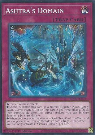Image of Ashtra's Domain (BETB-EN075) - Beyond the Brave 1st Edition