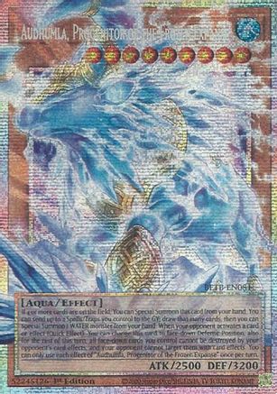 Image of Audhumla, Progenitor of the Frozen Expanse (Starlight Rare) (Extended Art) (BETB-EN081) - Beyond the Brave 1st Edition
