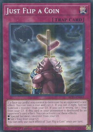 Image of Just Flip a Coin (BETB-EN083) - Beyond the Brave 1st Edition