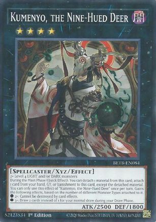 Image of Kumenyo, the Nine-Hued Deer (BETB-EN084) - Beyond the Brave 1st Edition