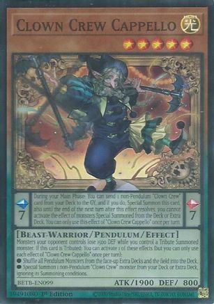 Image of Clown Crew Cappello (BETB-EN099) - Beyond the Brave 1st Edition