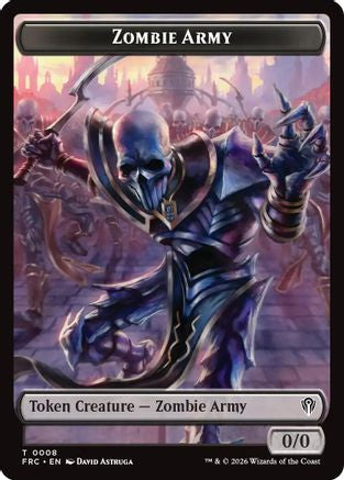 Image of Zombie Army // Goblin Double-Sided Token (FRC-8 // 9) - Commander: Reality Fracture