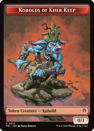 Image of Kobolds of Kher Keep // Phyrexian Mite Double-Sided Token (FRC-10 // 16) - Commander: Reality Fracture
