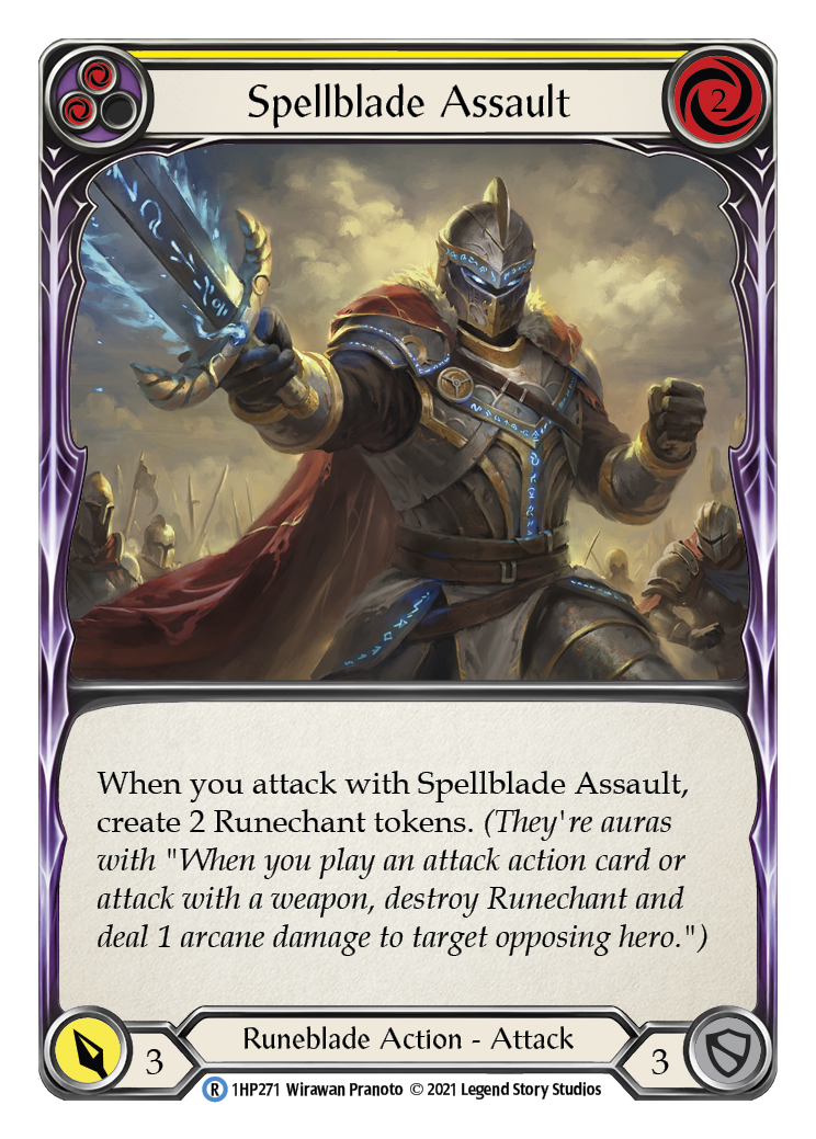 Image of Spellblade Assault (Yellow) [1HP271] (History Pack 1)