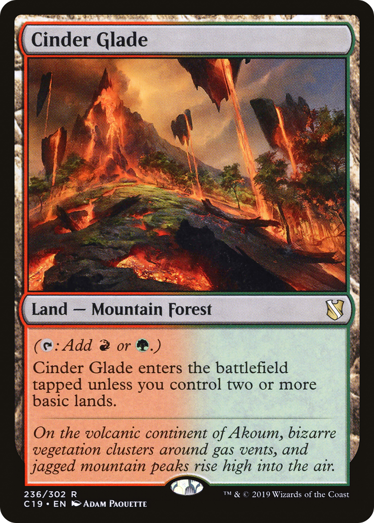 Image of Cinder Glade [Commander 2019]