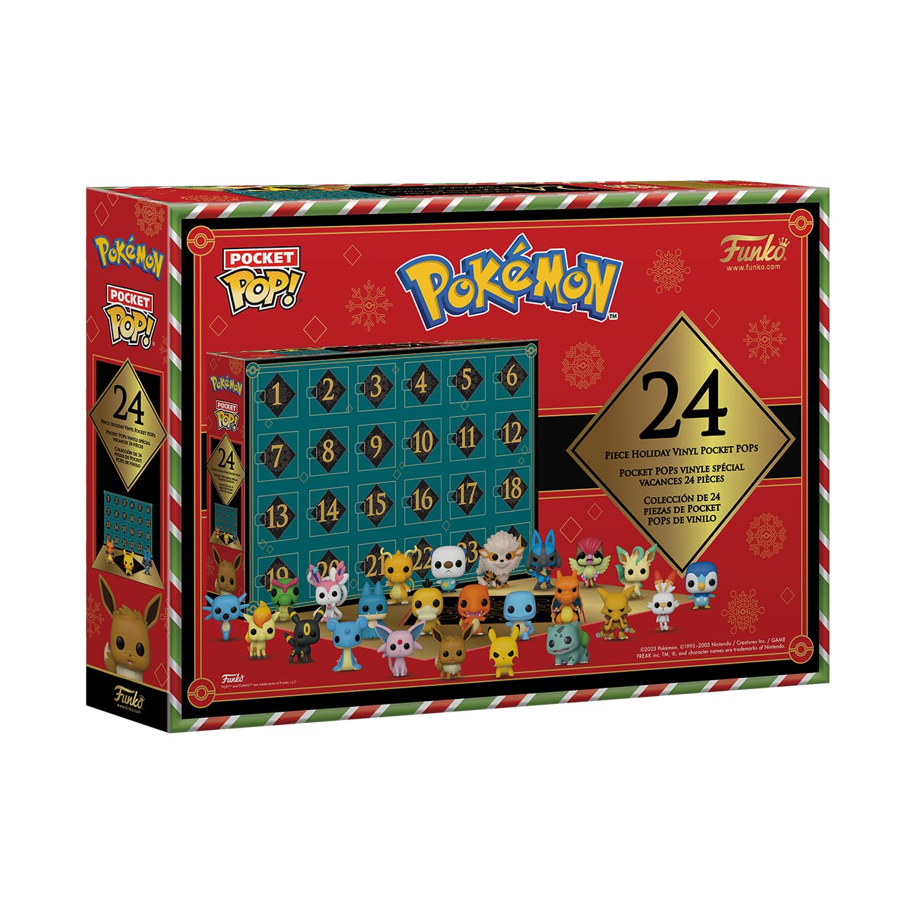 Image of 2023 Pokémon 24 Piece Funko Advent Calendar