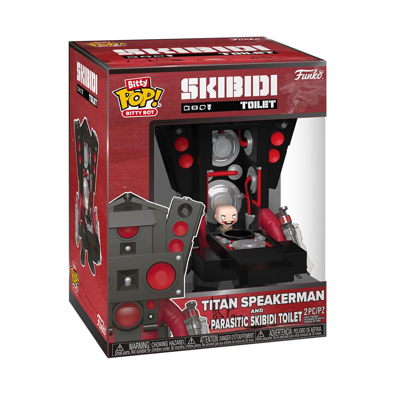 Image of Bitty POP! : Titan Speakerman and Parasitic Skibidi Toilet 2 PC