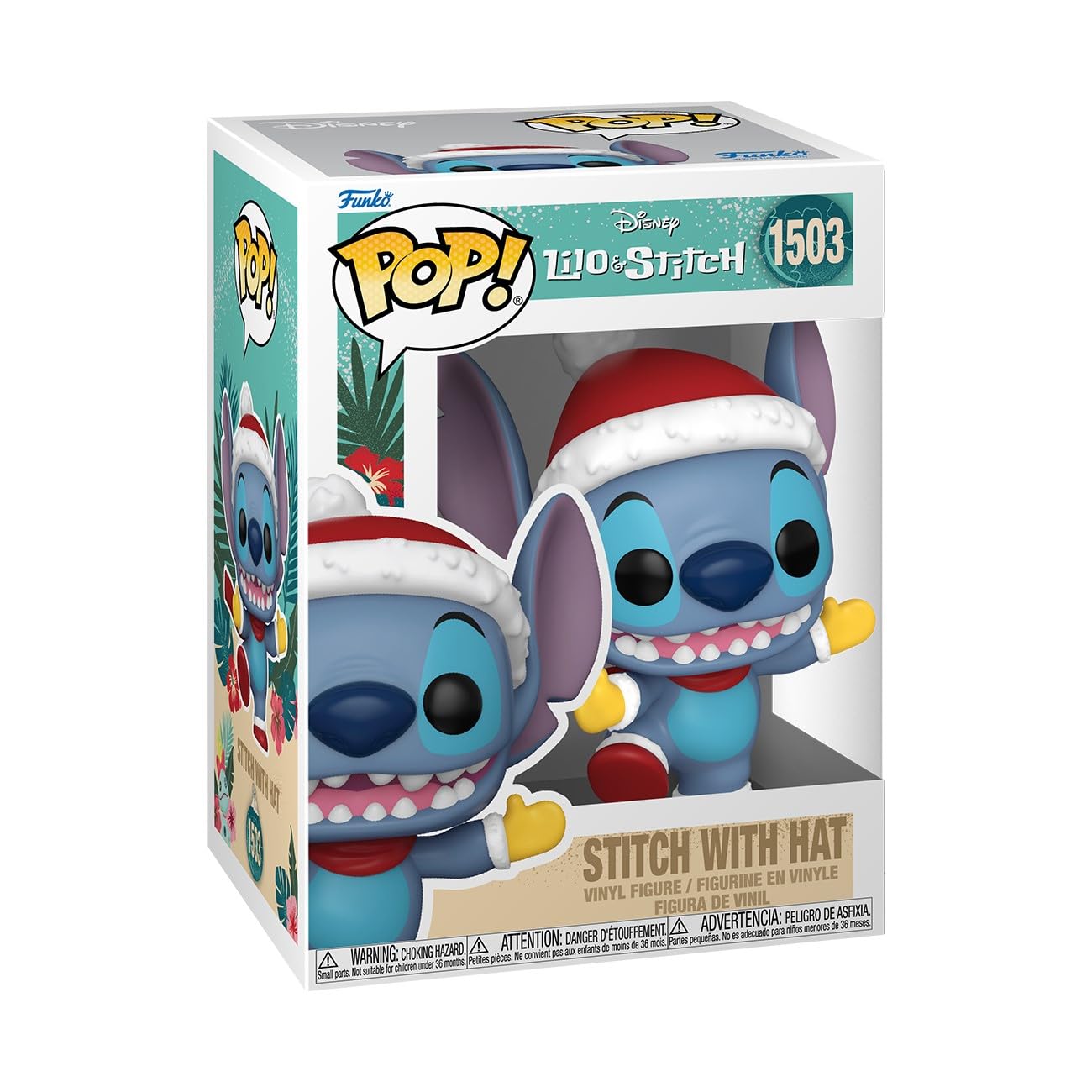 Image of Funko Pop! Disney: Stitch - Stitch with Hat (1503)