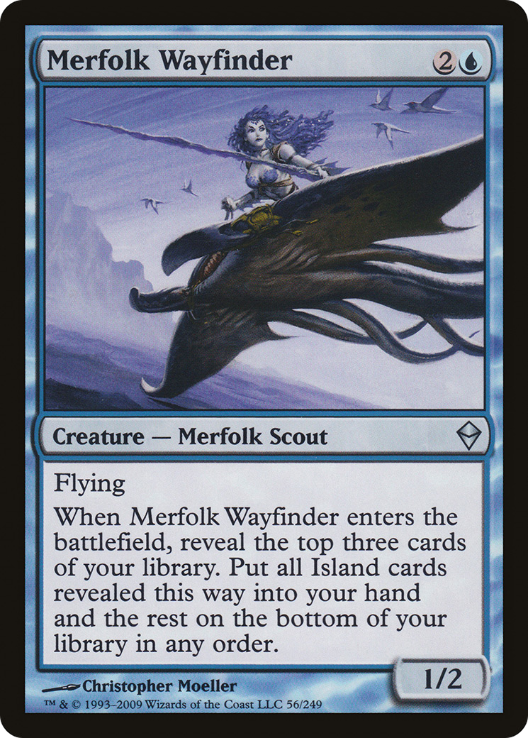 Image of Merfolk Wayfinder [Zendikar]
