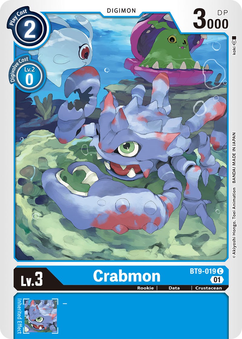 Image of Crabmon [BT9-019] [X Record]