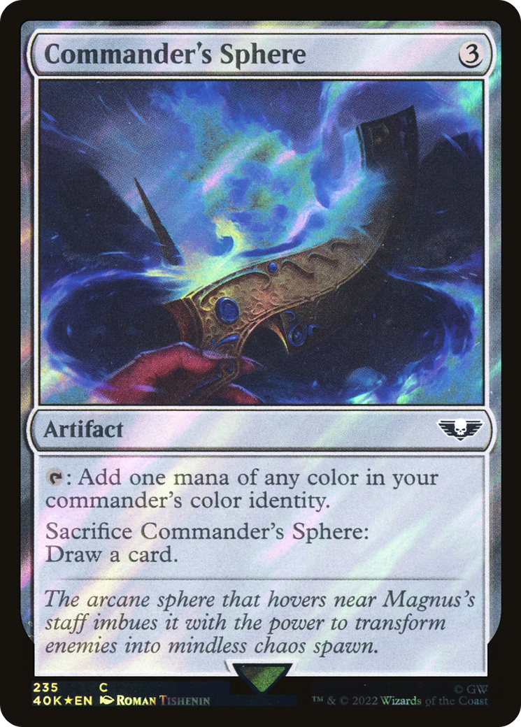 Image of Commander's Sphere (235) (Surge Foil) [Warhammer 40,000]