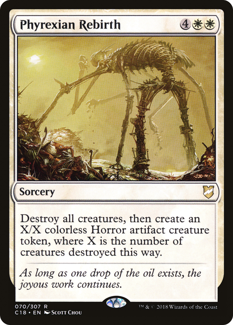 Image of Phyrexian Rebirth [Commander 2018]
