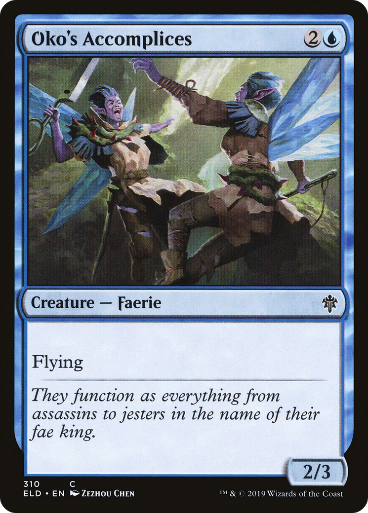 Image of Oko's Accomplices [Throne of Eldraine]