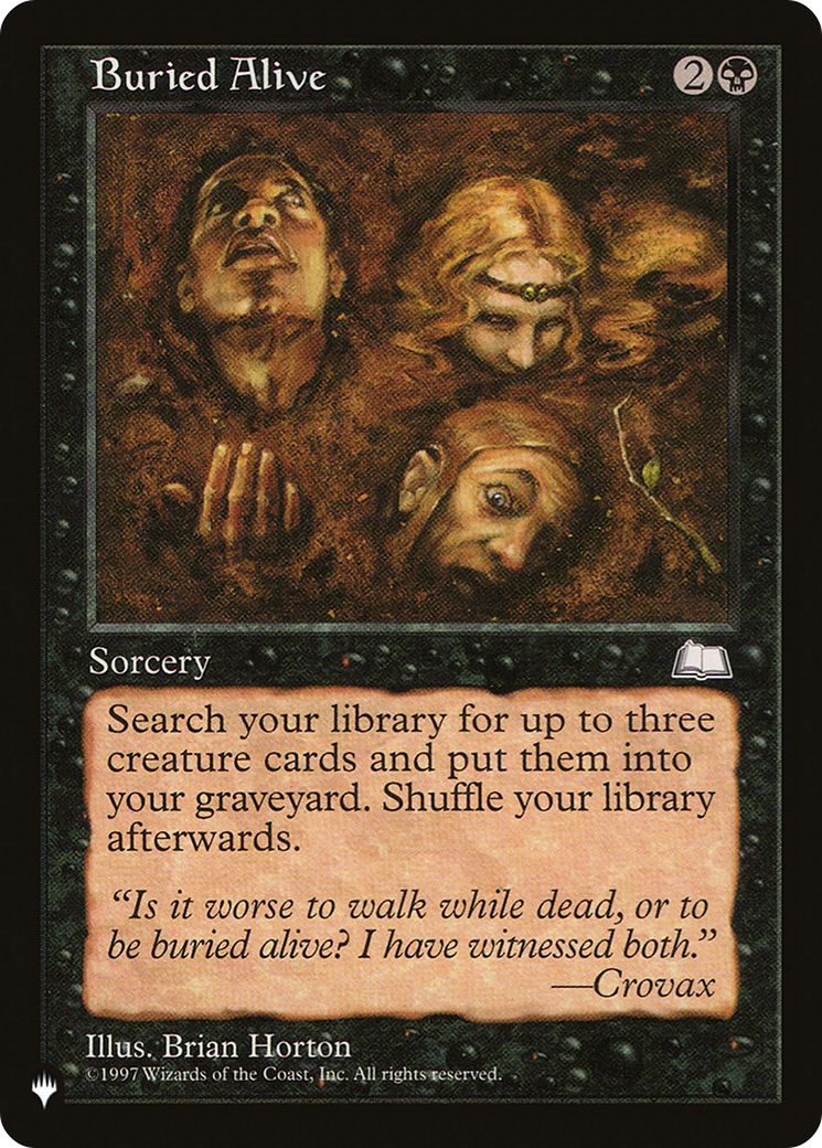 Image of Buried Alive [The List]