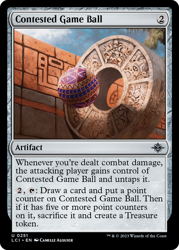 Image of Contested Game Ball [The Lost Caverns of Ixalan]