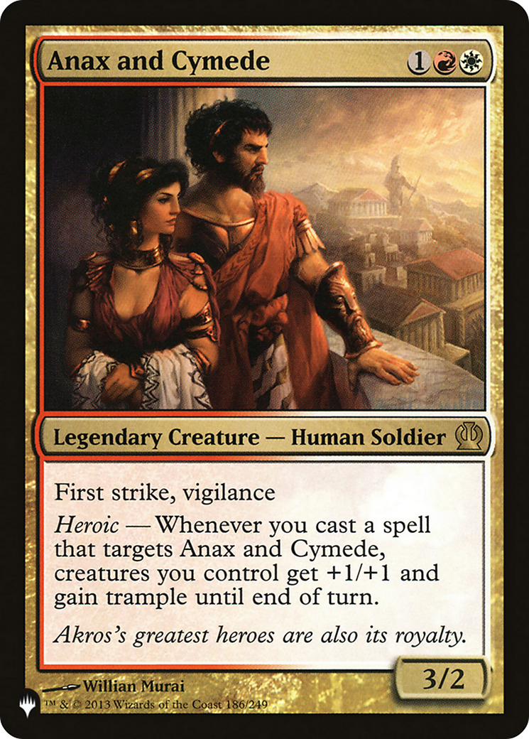 Image of Anax and Cymede [The List]