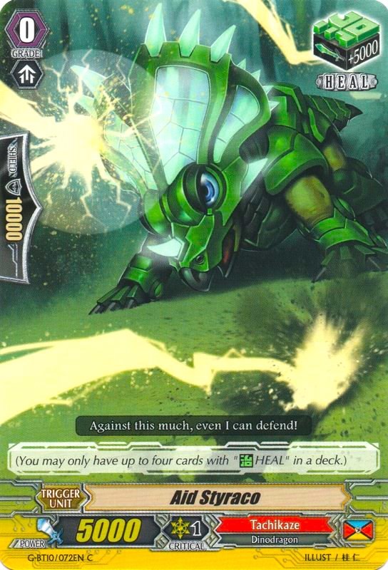 Image of Aid Styraco (G-BT10/072EN) [Raging Clash of the Blade Fangs]