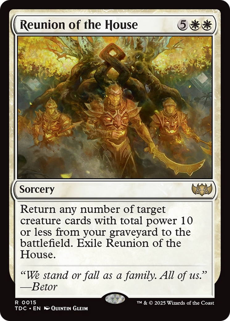 Image of Reunion of the House [Tarkir: Dragonstorm Commander]