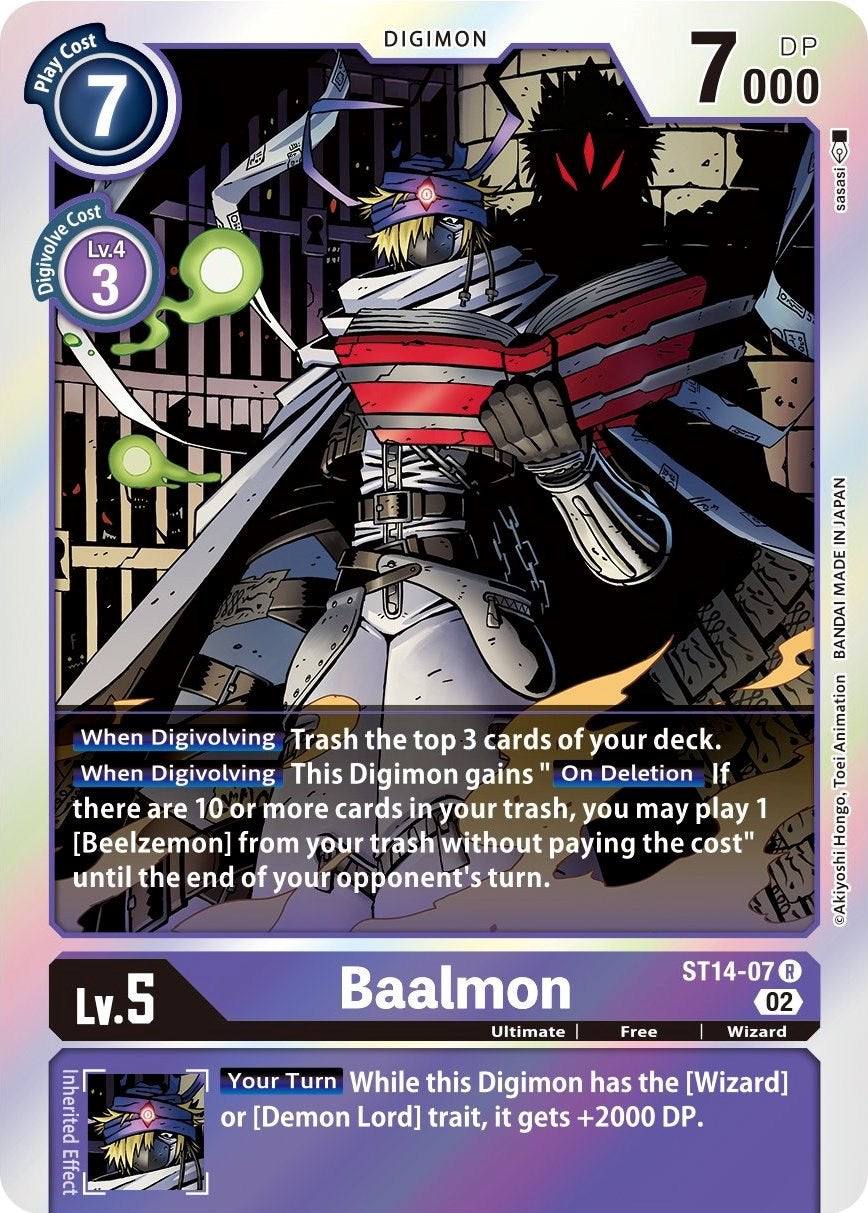 Image of Baalmon [ST14-07] [Starter Deck: Beelzemon Advanced Deck Set]