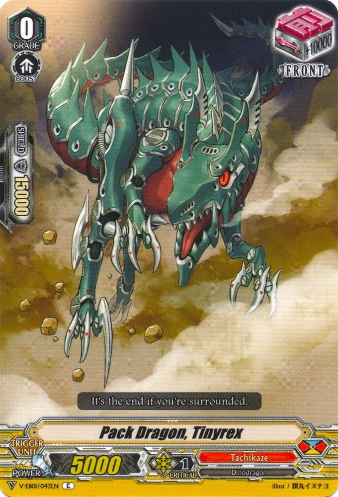 Image of Pack Dragon, Tinyrex (V-EB01/043EN) [The Destructive Roar]