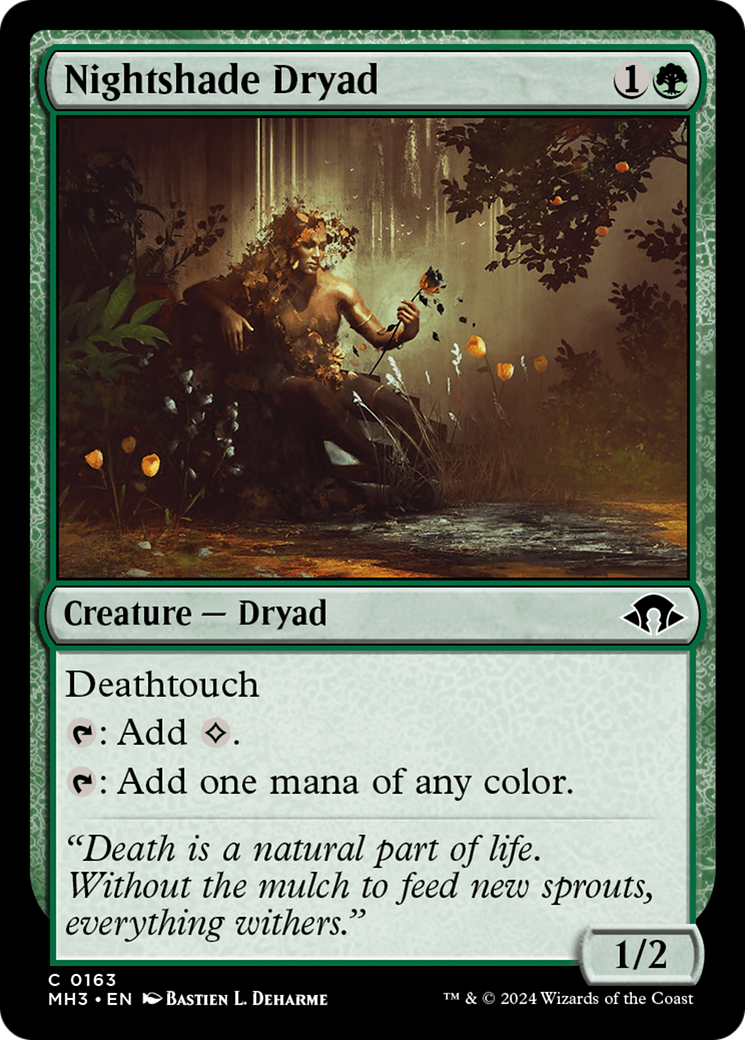 Image of Nightshade Dryad [Modern Horizons 3]