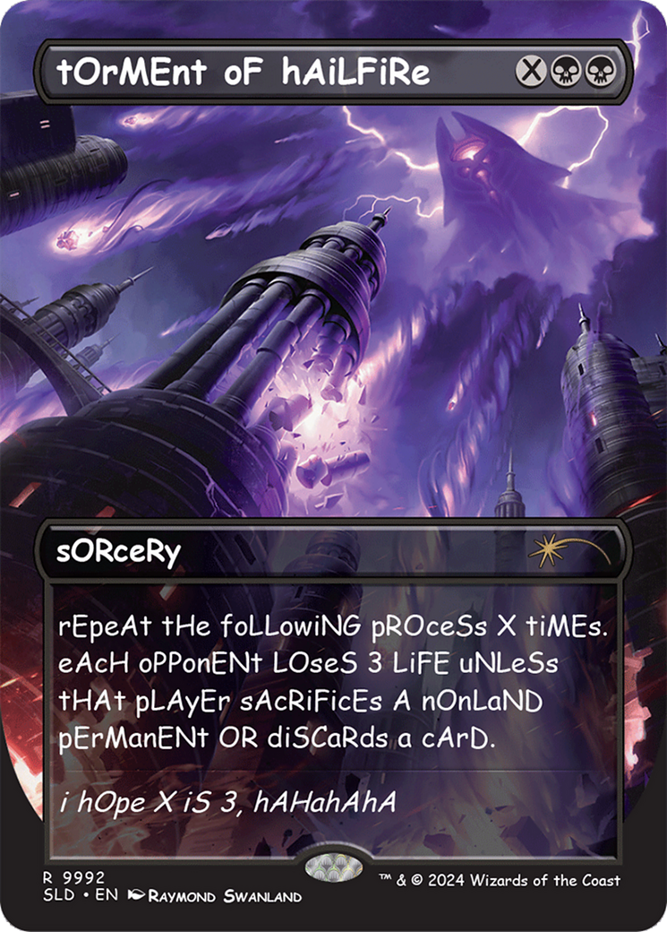 Image of tOrMEnt oF hAiLFiRe [Secret Lair Drop Series]