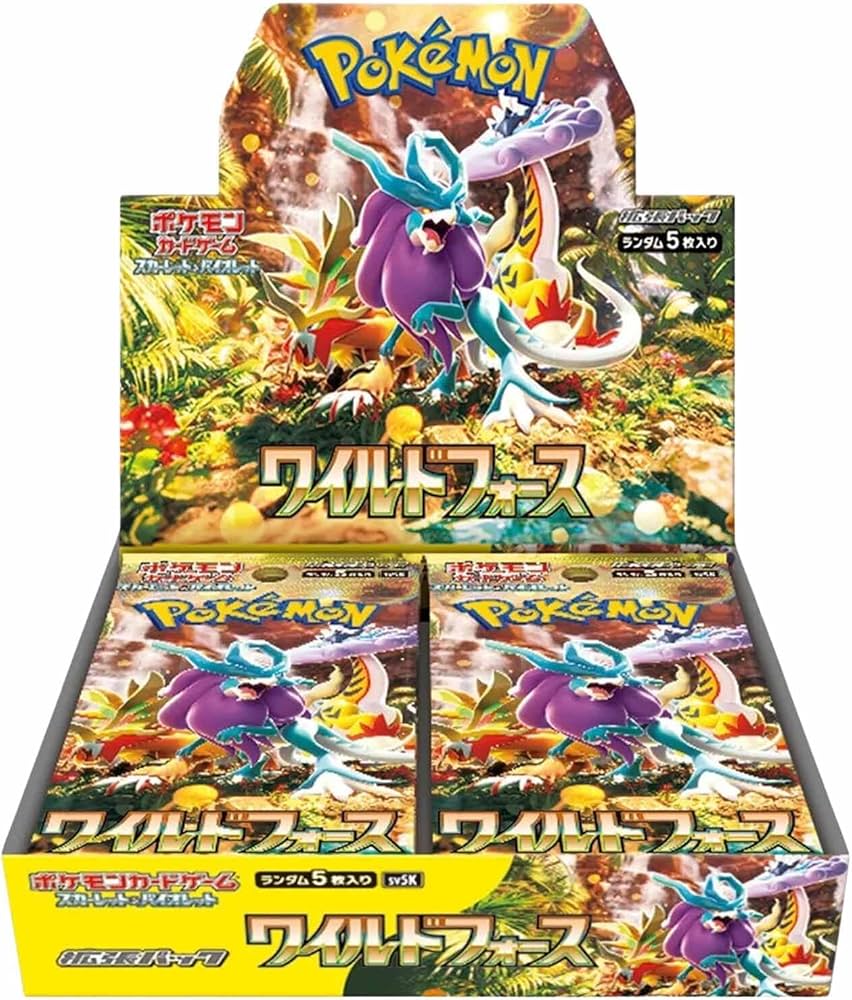 Image of Wild Force - Japanese Booster Box (sv5K)