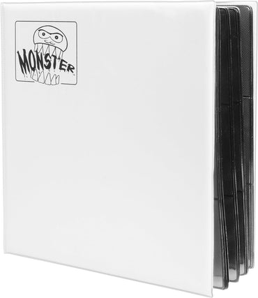White Matte - Monster Zodiac 12 Pocket Portfolio