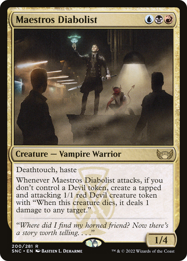 Image of Maestros Diabolist [Streets of New Capenna]