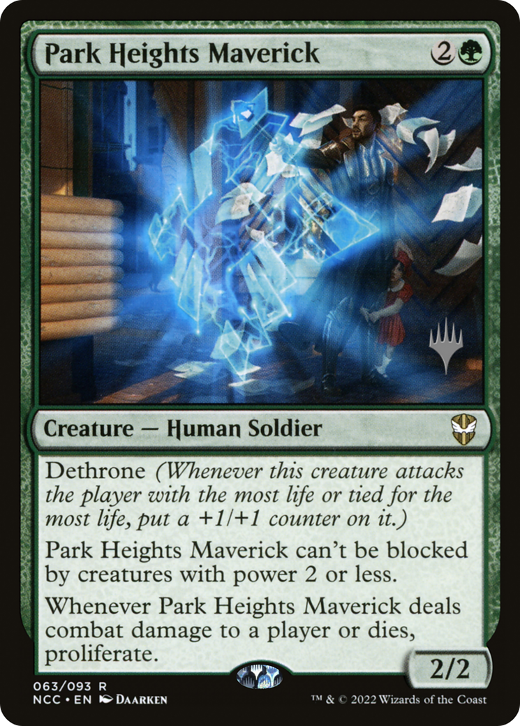 Image of Park Heights Maverick (Promo Pack) [Streets of New Capenna Commander Promos]