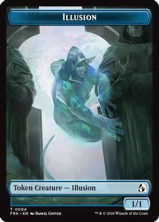 Image of Illusion // Jace Double-Sided Token (FRA-4 // 5) - Reality Fracture