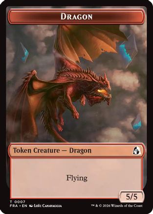 Image of Dragon // Lotus Double-Sided Token (FRA-7 // 12) - Reality Fracture